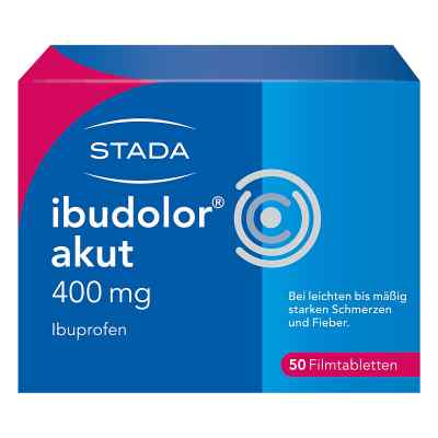 ibudolor akut 400 mg Filmtabletten, 50 St. Tabletten 50 stk von STADA GmbH PZN 09091263
