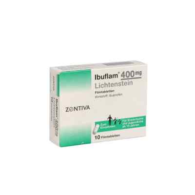 Ibuflam 400mg Lichtenstein 10 stk von Zentiva Pharma GmbH PZN 05499079