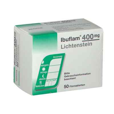 Ibuflam 400mg Lichtenstein 50 stk von Zentiva Pharma GmbH PZN 06313361