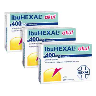 IbuHEXAL akut 400 3x20 stk von Hexal AG PZN 08100077