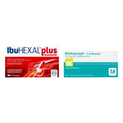 Ibuhexal Plus Paracetamol 20 stk + Pantoprazol 20mg 14 stk 1 Pck von  PZN 08103000