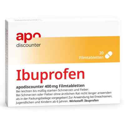 Ibuprofen 400 mg Schmerztabletten von apodiscounter