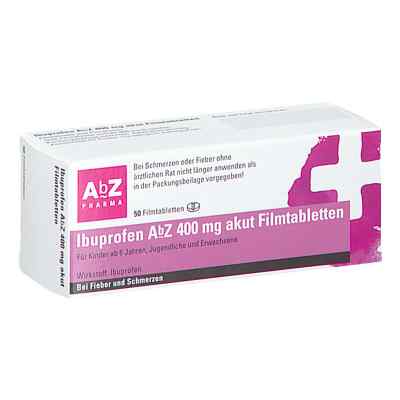 Ibuprofen Abz 400 Mg Akut Filmtabletten 50 stk von AbZ Pharma GmbH PZN 18029889