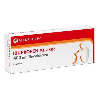 Ibuprofen Al Akut 400 Mg Filmtabletten 50 stk von ALIUD Pharma GmbH PZN 16894666