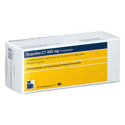 Ibuprofen-CT 400mg 50 stk von AbZ Pharma GmbH PZN 03497426