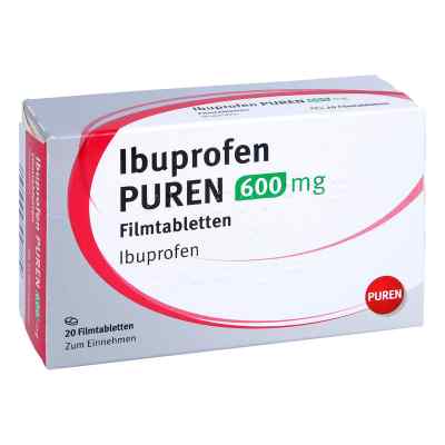 Ibuprofen Puren 600 mg Filmtabletten 20 stk von PUREN Pharma GmbH & Co. KG PZN 13816708