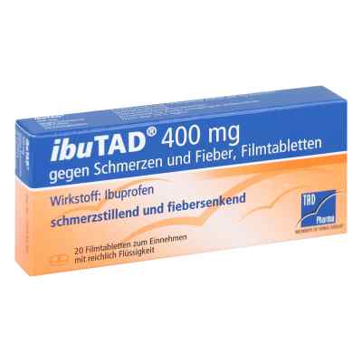 IbuTAD 400mg gegen Schmerzen und Fieber 20 stk von TAD Pharma GmbH PZN 06407547