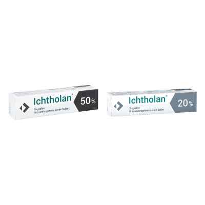 Ichtholan Zugsalbe 50% + Zugsalbe 20%