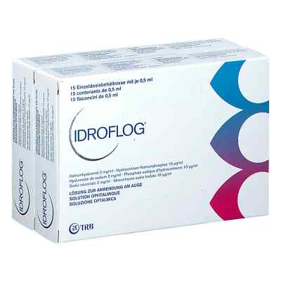 Idroflog Augentropfen In Einzeldosispipetten 30X0.5 ml von TRB Chemedica AG PZN 18310132