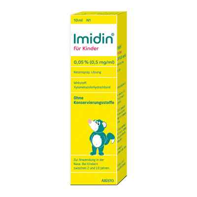 Imidin für Kinder 0,05% 0,5 mg/ml Nasenspray 10 ml von Aristo Pharma GmbH PZN 11587451