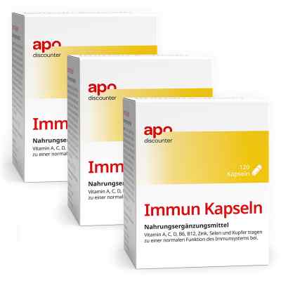 Immun Kapseln von apodiscounter 3x120 stk von apo.com Group GmbH PZN 08102214