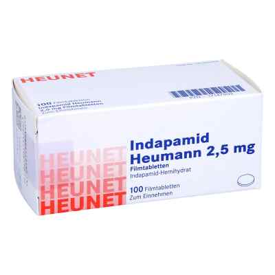 Indapamid Heumann 2,5 Mg Filmtabletten Heunet 100 stk von Heunet Pharma GmbH PZN 17147902