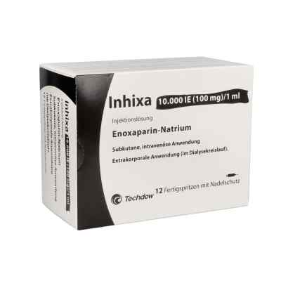 Inhixa 10.000 I.e. 100 mg/1 ml iniecto lsg.i.e.f.-sp. 12 stk von Techdow Pharma Germany GmbH PZN 13415530