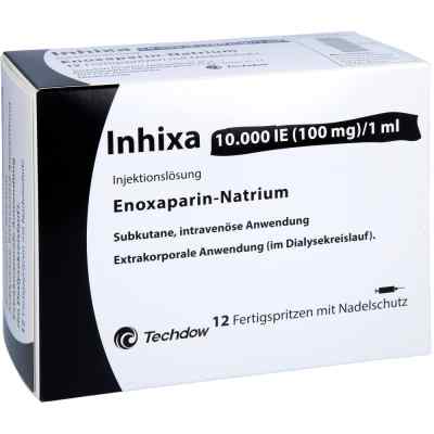 Inhixa 10.000 I.e. 100 mg/1 ml iniecto lsg.i.e.f.-sp. 12 stk von Techdow Pharma Germany GmbH PZN 13415530
