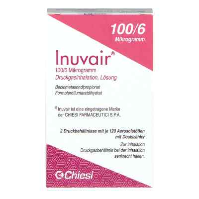 INUVAIR 100/6 Mikrogramm 2 stk von kohlpharma GmbH PZN 10060836