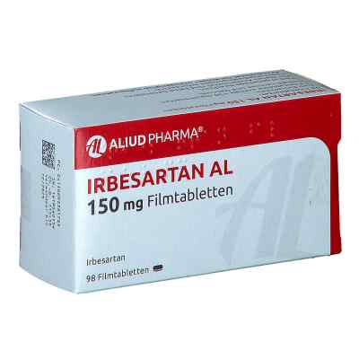 Irbesartan AL 150mg 98 stk von ALIUD Pharma GmbH PZN 09538178