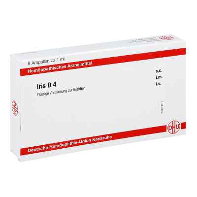 Iris D4  Ampullen 8X1 ml von DHU-Arzneimittel GmbH & Co. KG PZN 11706631