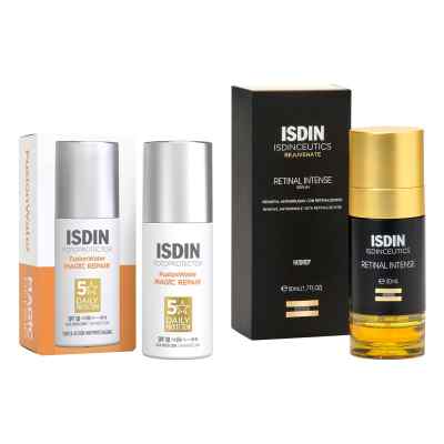 ISDIN Anti-Falten Duo Retinal Serum + Anti-Aging Sonnencreme 2x50 ml von ISDIN GmbH PZN 08106446