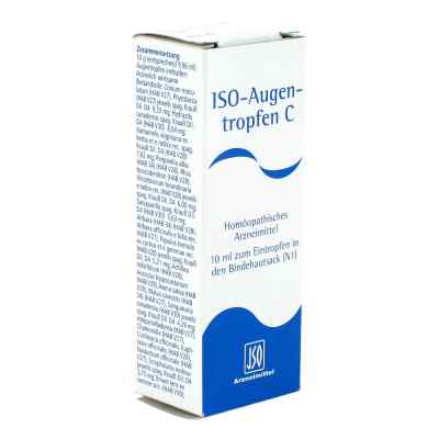 Iso Augentropfen C 10 ml von ISO-Arzneimittel GmbH & Co. KG PZN 06153265