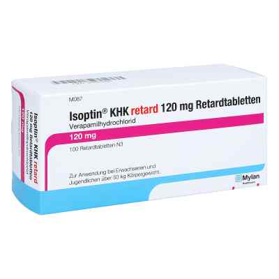Isoptin KHK retard 120mg 100 stk von Viatris Healthcare GmbH PZN 03573831