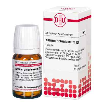 Kalium Arsenicosum D6 Tabletten 80 stk von DHU-Arzneimittel GmbH & Co. KG PZN 02632098