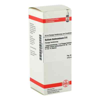 Kalium Bichromicum D6 Dilution 50 ml von DHU-Arzneimittel GmbH & Co. KG PZN 02810140
