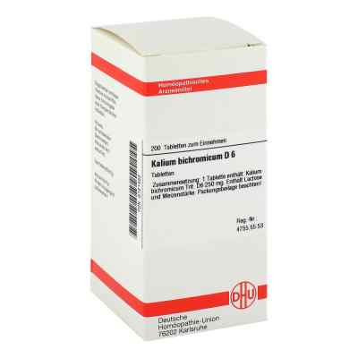 Kalium Bichromicum D6 Tabletten 200 stk von DHU-Arzneimittel GmbH & Co. KG PZN 02121452