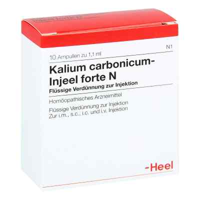 Kalium Carbonicum Injeel forte N Ampullen 10 stk von Biologische Heilmittel Heel GmbH PZN 02581343