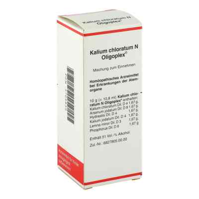 Kalium Chloratum N Oligoplex Liquidum 50 ml von Viatris Healthcare GmbH PZN 03709839