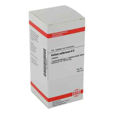 Kalium Sulfuricum D6 Tabletten 200 stk von DHU-Arzneimittel GmbH & Co. KG PZN 02802784