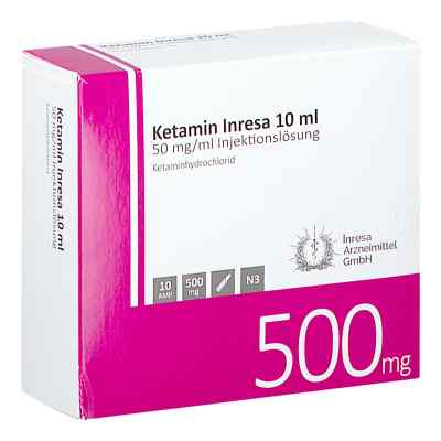 Ketamin Inresa 10 ml 500 mg Injektionslösung 10X10 ml von Inresa Arzneimittel GmbH PZN 04089014