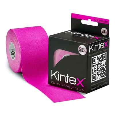 Kintex Kinesiologie Tape classic 5 cm x 5 m pink 1 stk von Uebe Medical GmbH PZN 16779416