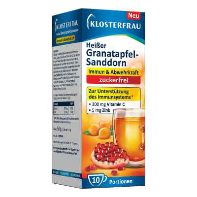 Klosterfrau Heißer Granatapfel Sanddorn Zuckerfrei