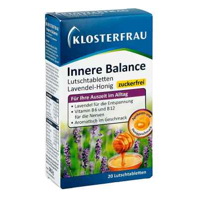 Klosterfrau Innere Balance Lut.-t.lavendel-honig 20 stk von MCM KLOSTERFRAU Vertr. GmbH PZN 14062275