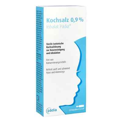 Kochsalz 0,9% Inhalat Pädia Ampullen 20X2.5 ml von Pädia GmbH PZN 14293649