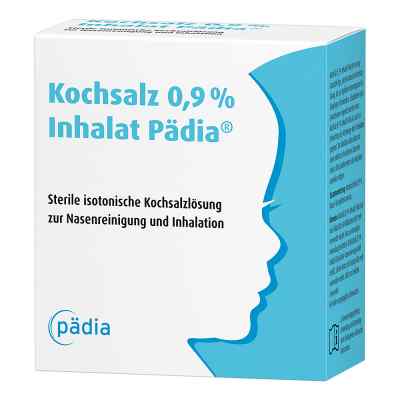 Kochsalz 0,9% Inhalat Pädia Ampullen 60X2.5 ml von Pädia GmbH PZN 14293655