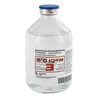 Kochsalzlösung 0,9% Glasflasche fresenius 500 ml von Fresenius Kabi Deutschland GmbH PZN 00809055