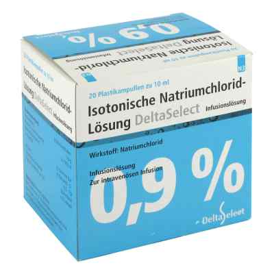 Kochsalzlösung 0,9% Plastik 20X10 ml von DELTAMEDICA GmbH PZN 06340599