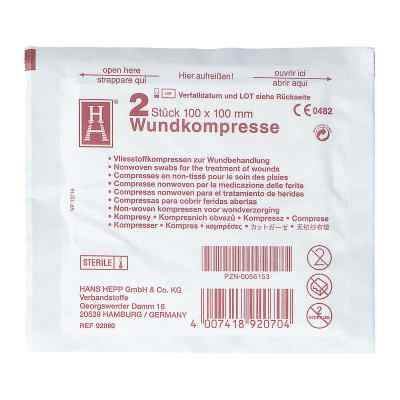 Kompressen Vlies 10x10 cm steril