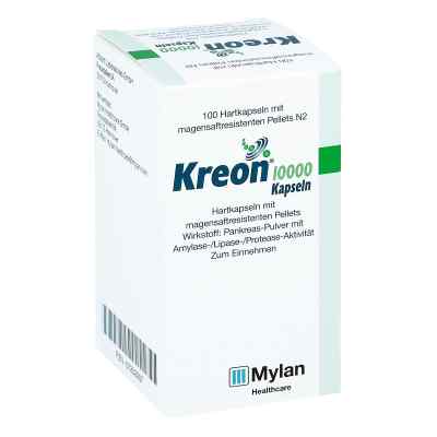 Kreon 10000 100 stk von Mylan Healthcare GmbH PZN 07202907
