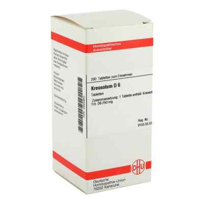 Kreosotum D6 Tabletten 200 stk von DHU-Arzneimittel GmbH & Co. KG PZN 02925860