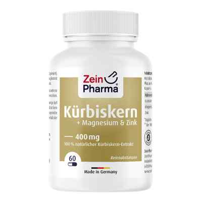 Kürbiskern Plus Zink+magnesium Kapseln 60 stk von Zein Pharma - Germany GmbH PZN 00609014
