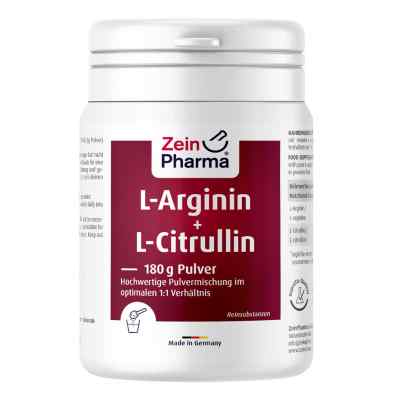 L-Arginin + L-Citrullin 180 g Pulver 180 g von Zein Pharma - Germany GmbH PZN 18846915
