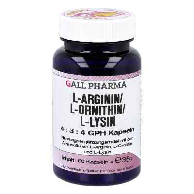 L-arginin/l-ornithin/l-lysin 4:3:4 Gph Kapseln