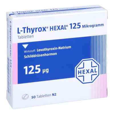 L-Thyrox HEXAL 125μg 50 stk von Hexal AG PZN 00811767