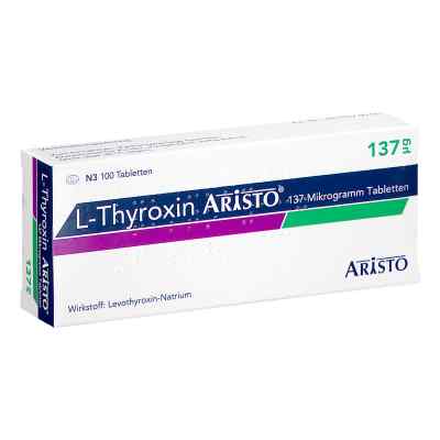 L-thyroxin Aristo 137 Mikrogramm Tabletten 100 stk von Aristo Pharma GmbH PZN 19160700