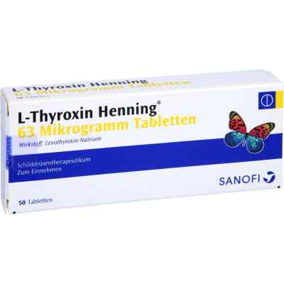L-thyroxin Henning 63 Μg Tabletten 50 stk von Sanofi-Aventis Deutschland GmbH PZN 16917462