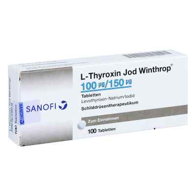 L-thyroxin Jod Winthrop 100 [my]g/150 [my]g Tablet 100 stk von Sanofi-Aventis Deutschland GmbH PZN 06816493