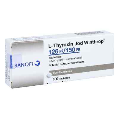 L-thyroxin Jod Winthrop 125 [my]g/150 [my]g Tablet 100 stk von Sanofi-Aventis Deutschland GmbH PZN 06816518