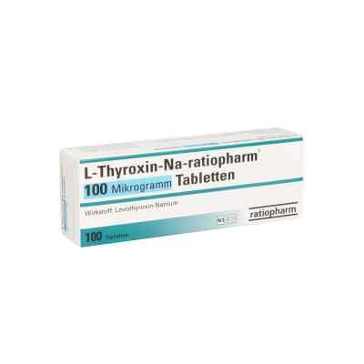 L-thyroxin-na ratiopharm 100 Mikrogramm Tabletten 100 stk von ratiopharm GmbH PZN 10089722